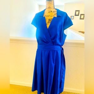 Kim Rogers Woman Royal Blue Dress Size 22W NEW Without Tags